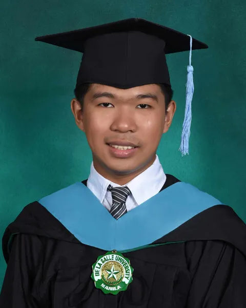 Rod in his De La Salle University graduation portrait