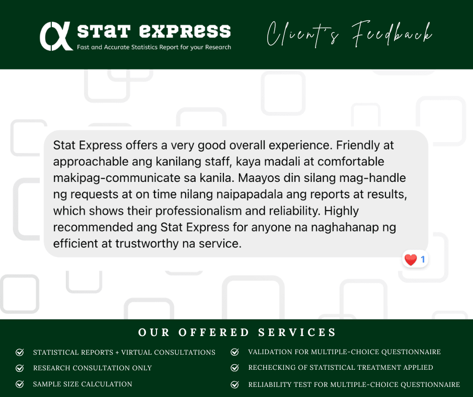Feedback from Angel H.