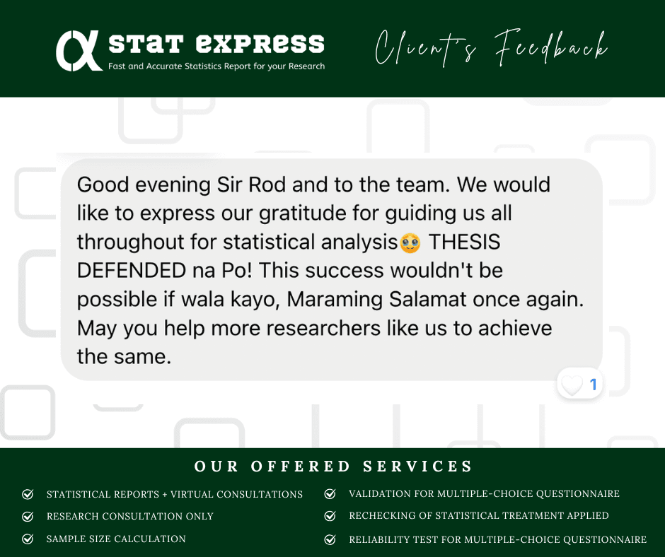 Feedback from Ivy C.A.