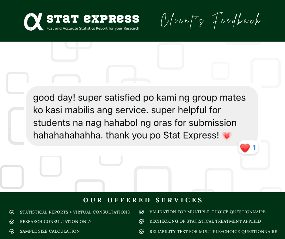 Feedback from Krizia O.