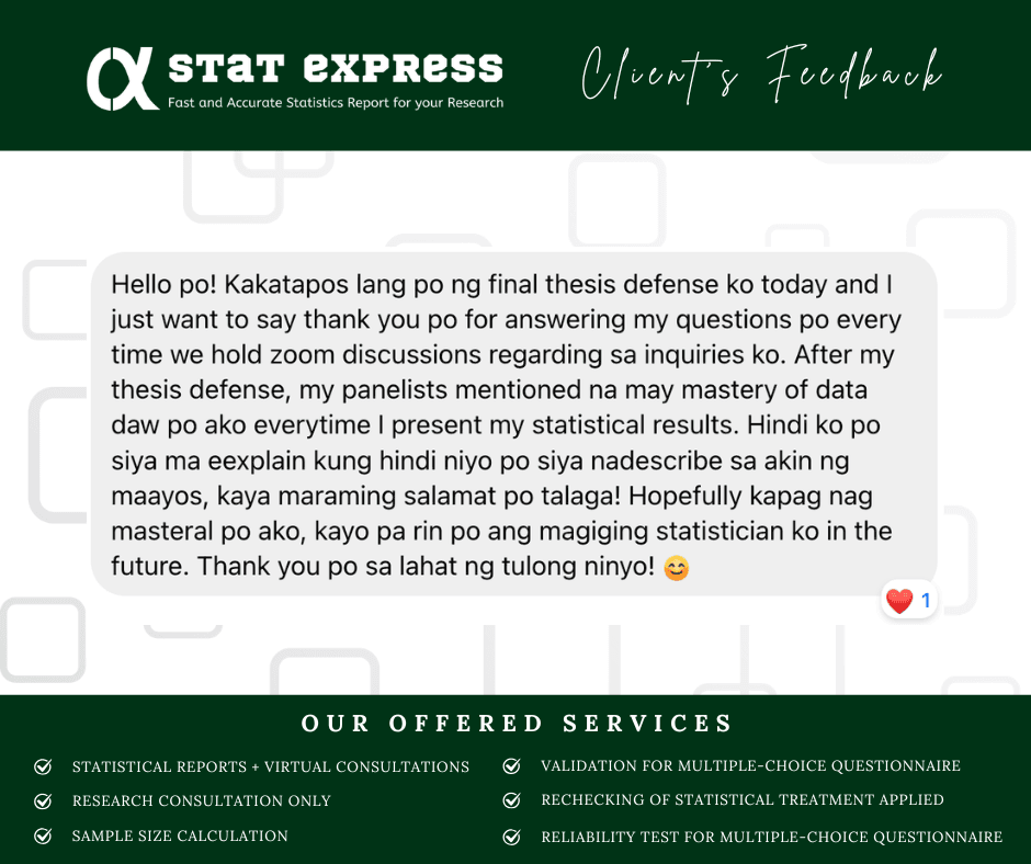 Feedback from Servillano S.